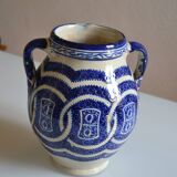 Large vase from the Serghini workshop, ancient Moroccan ceramics, first half of the 20th century.