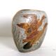 Cloisonné brass vase with ducks, circa 1900