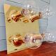 Tubular ceiling light in brass, Cosack Leuchten, 1970