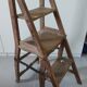 Antique step stool chair