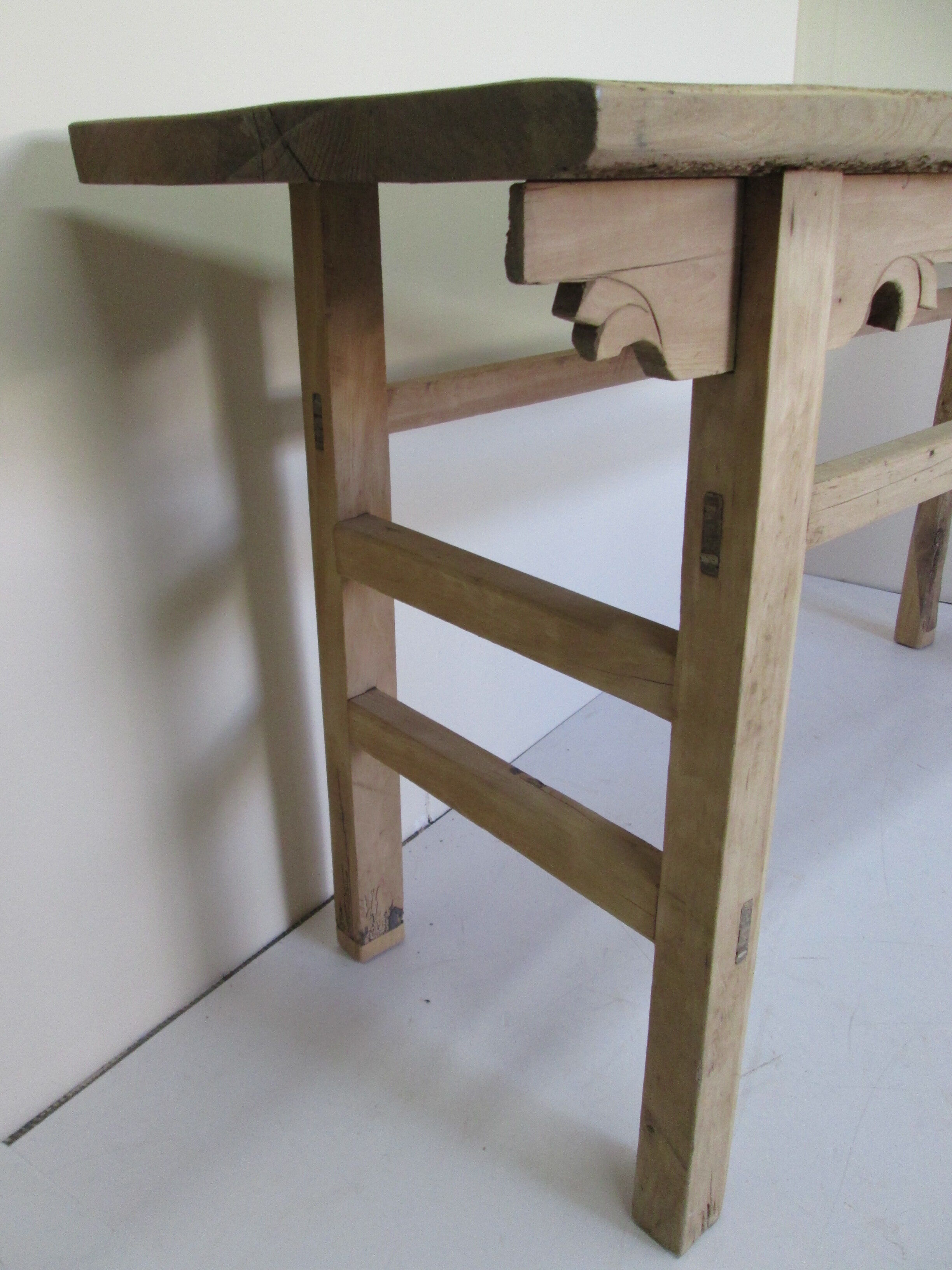 Console pickled wood