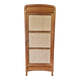 Renovated old oak cabinet, walnut magnifying glass and canning