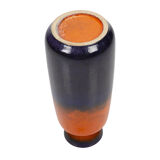 Orange and blue vase