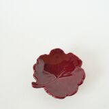 Slip leaf pocket emptier, Bordeaux, 1970 - 14 X 14 cm