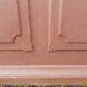 Old exterior entrance door solid H225xW86cm solid wood