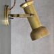 Brass articulated wall lamp – steampunk spirit -