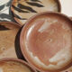 Vintage stoneware dessert plates
