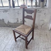 Set 4 chaises rustiques chêne De puydt, Belgique 1970