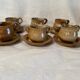 Ensemble de 6 tasses en grès vintage