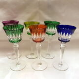 Picadilly-style Baccarat wine glasses