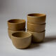 Six minimalist bowls Grès Village CNP France 70s/80s
