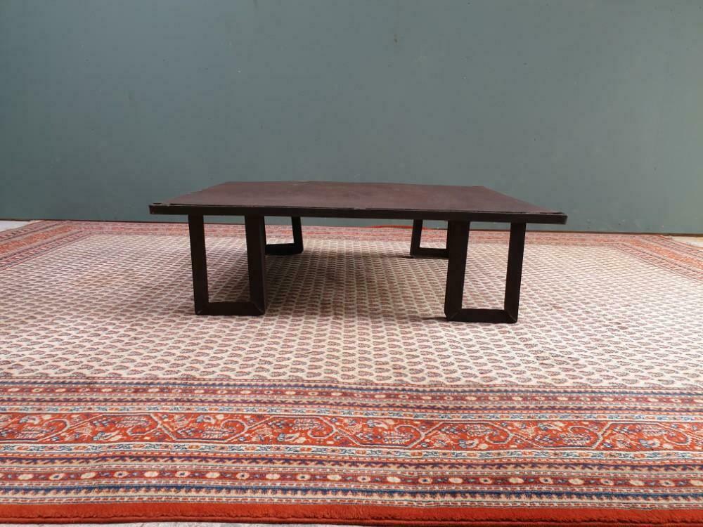 Industrial coffee table steel