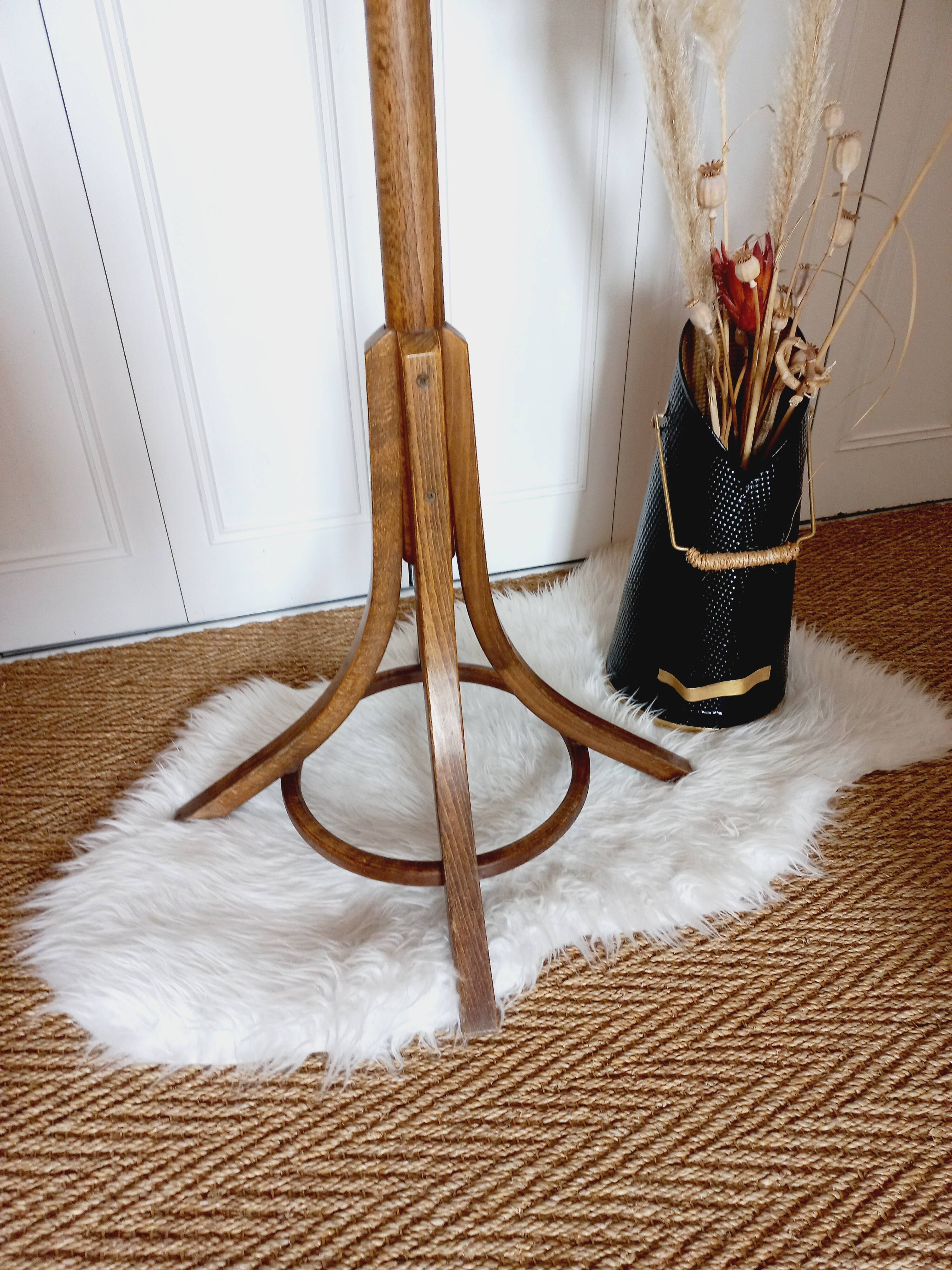 Vintage parrot coat rack