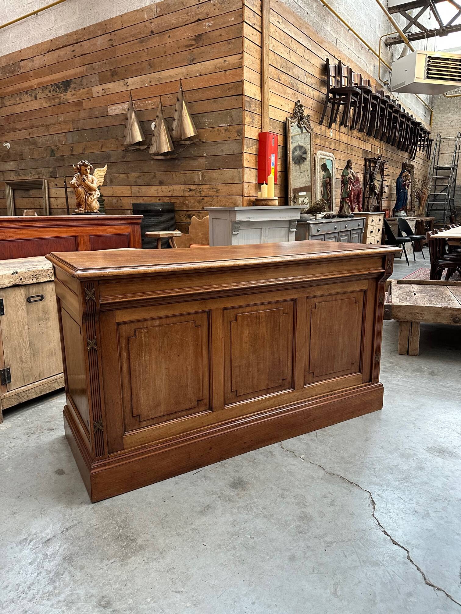 Oak counter early 20th century