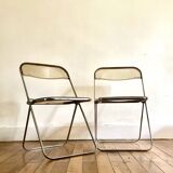 Pair of Plia Piretti chairs for Castelli