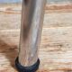 Foot stool in chromed metal, seat in Formica 60s