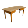 Curved oak desk - 40s