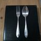 Old silver metal cutlery set 12 forks and 12 tablespoons