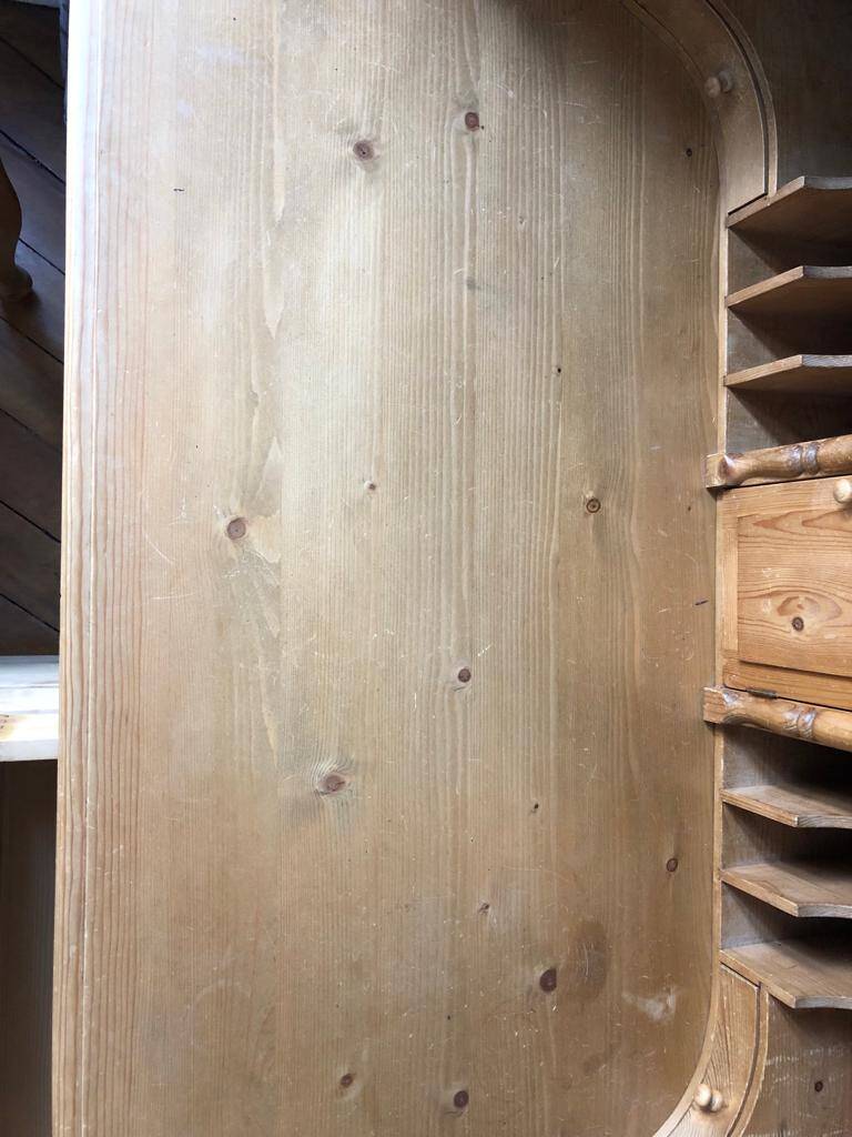 Wooden secretary desk