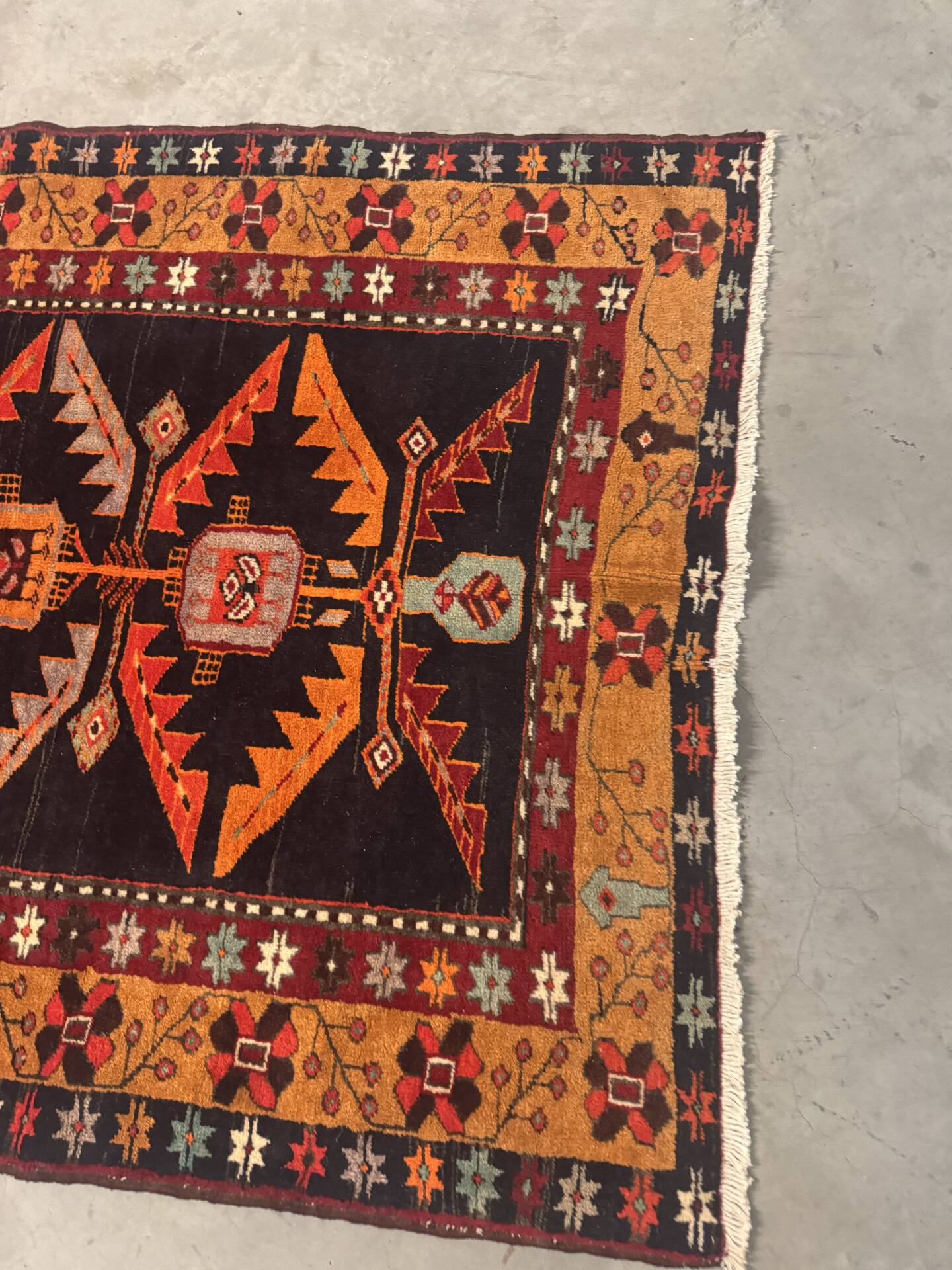 Tapis persan fait main
