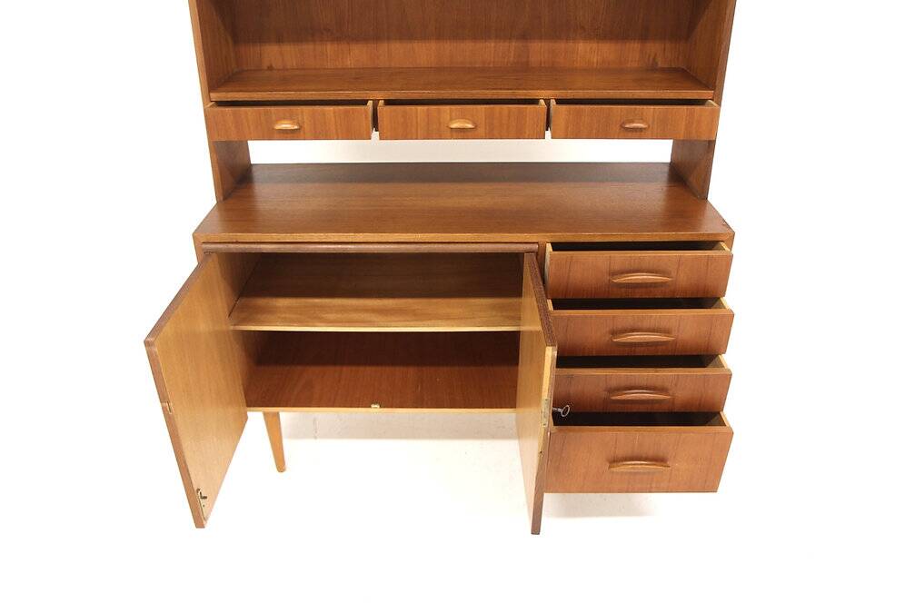 Scandinavian teak secretary, Sweden, 1960
