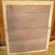 Antique wooden mirror and gilded stucco with gold leaf 89 x 72
