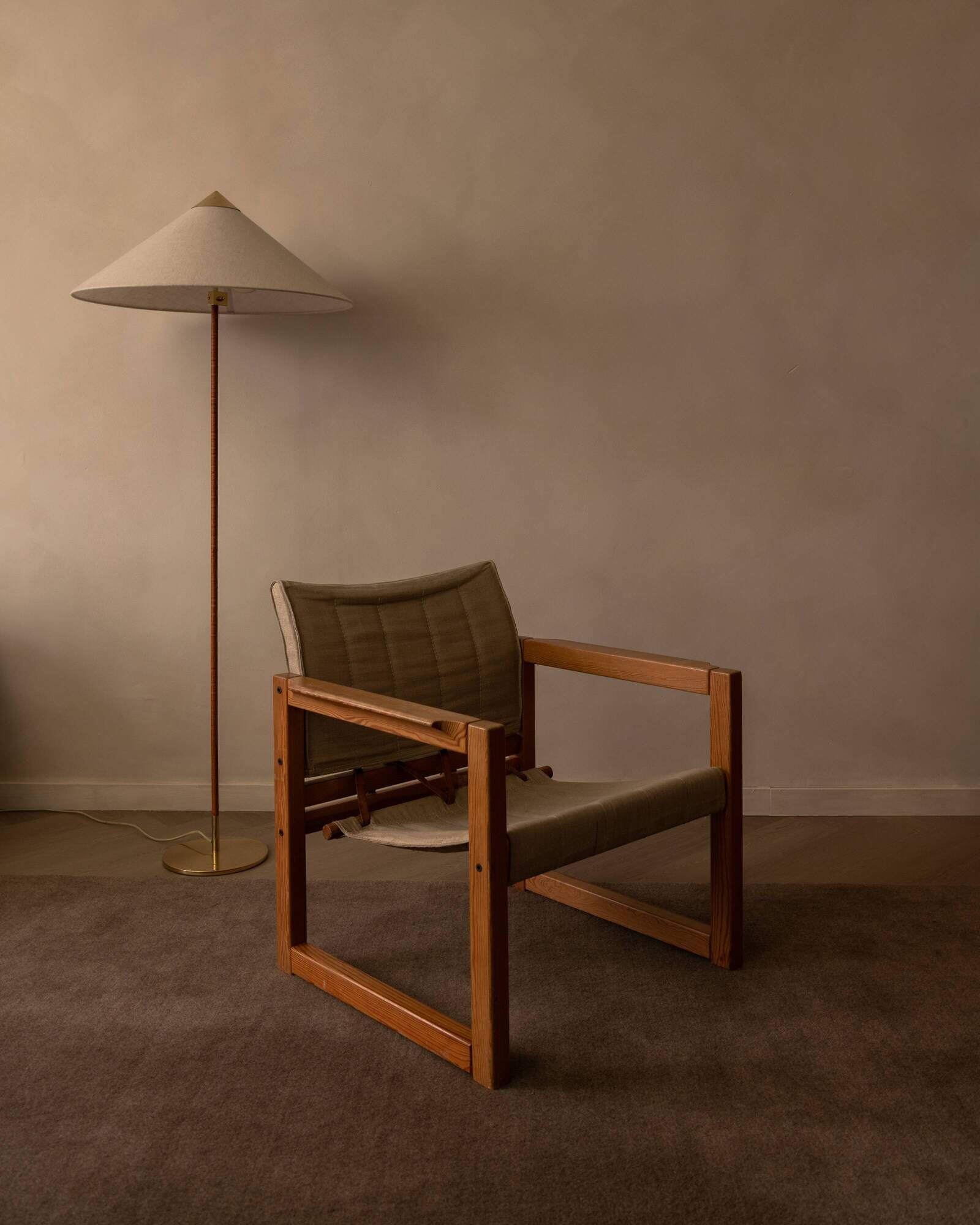 Diana safari chair by Karin Mobring for IKEA · pine and canvas