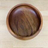 Scandinavian Danish teak cup from the 60s, empty pocket