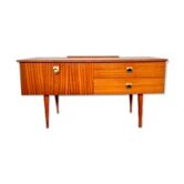Enfilade meuble tv hifi vintage en bois teck style scandinave 1950