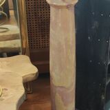 Old pink marble presentation column