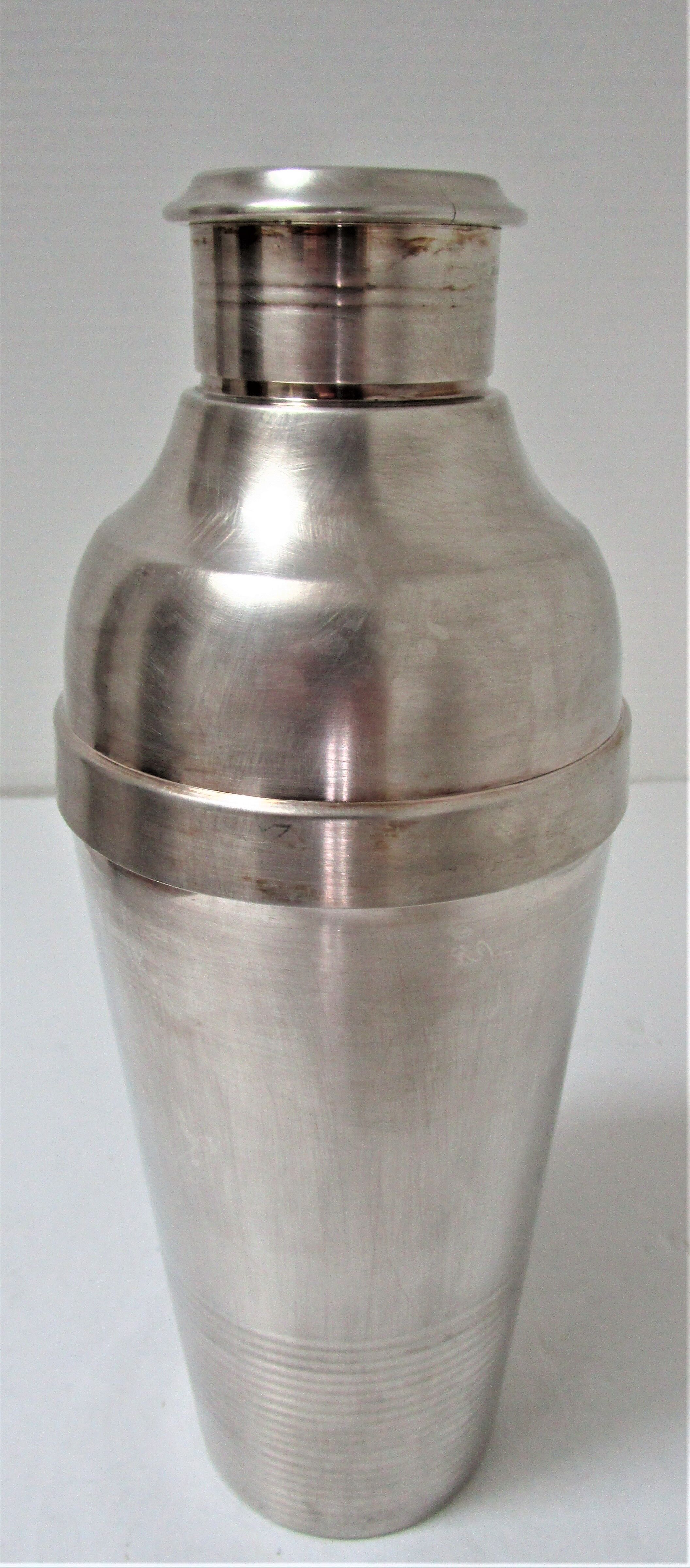 Shaker Gallia Christofle Art Deco silver metal 30/40s