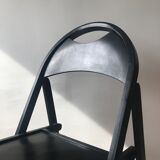 Chaise pliante noire