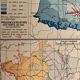 Old climate France map from 1945