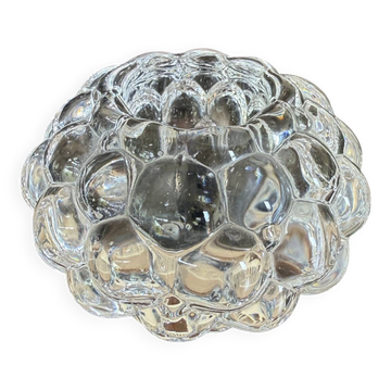 candle holder lantern in crystal Orrefors Sweden