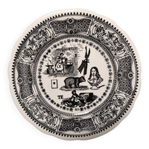 lot de 6 assiettes en - porcelaine