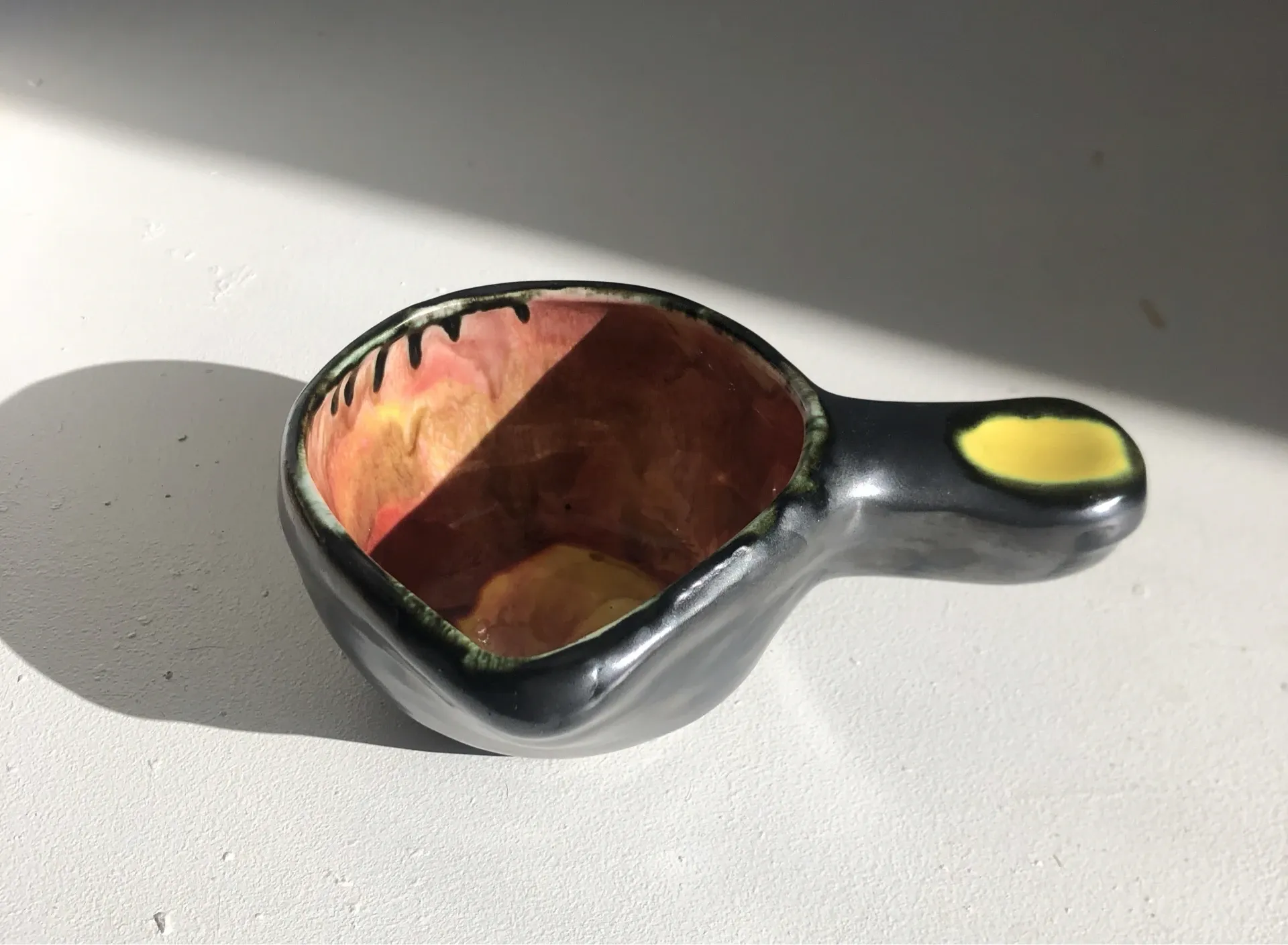 Catch-all by the Art and Ceramics workshop