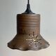 Dutch ceramic vintage Jan de Graaf hanging lamp