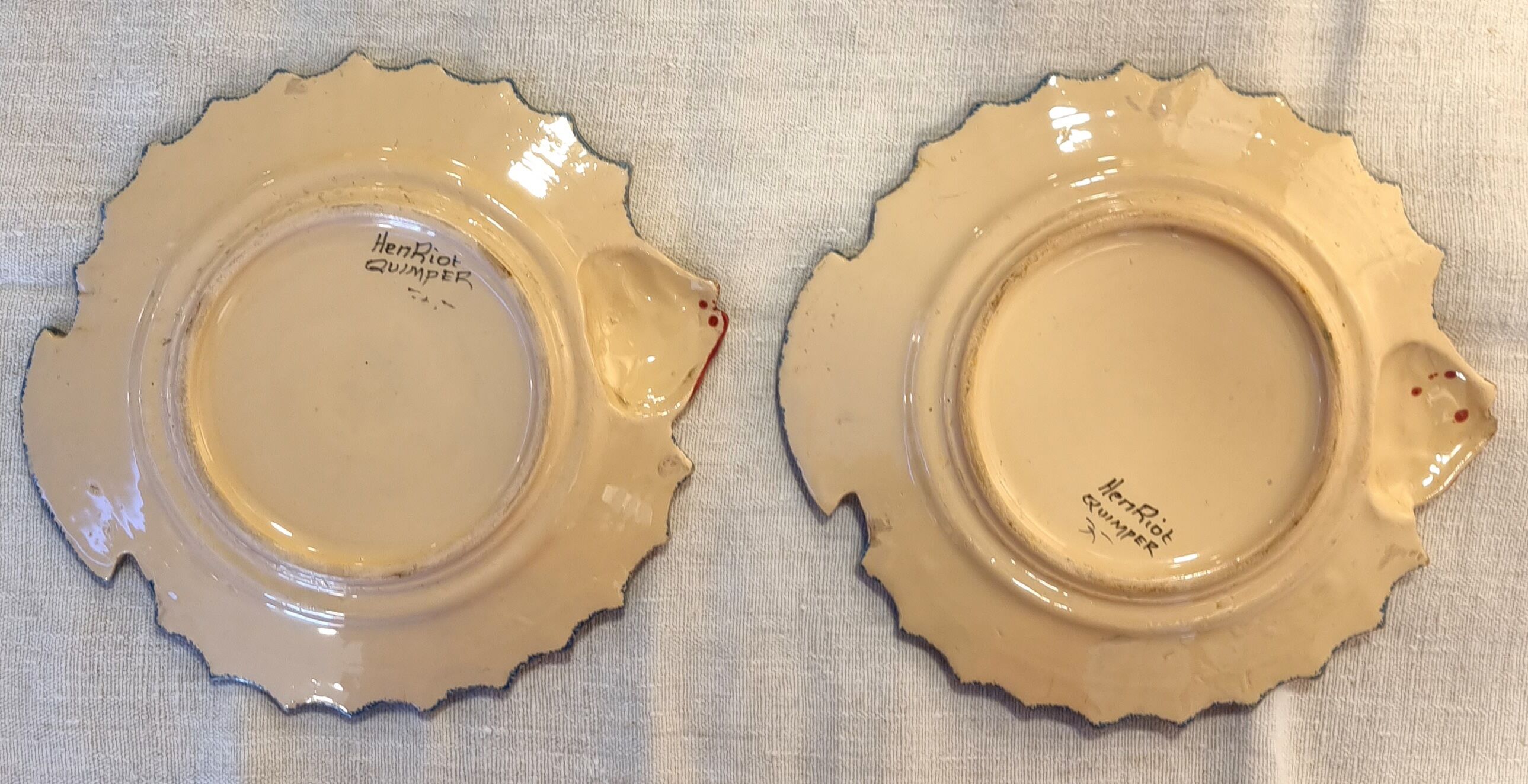 Duo plates Henriot