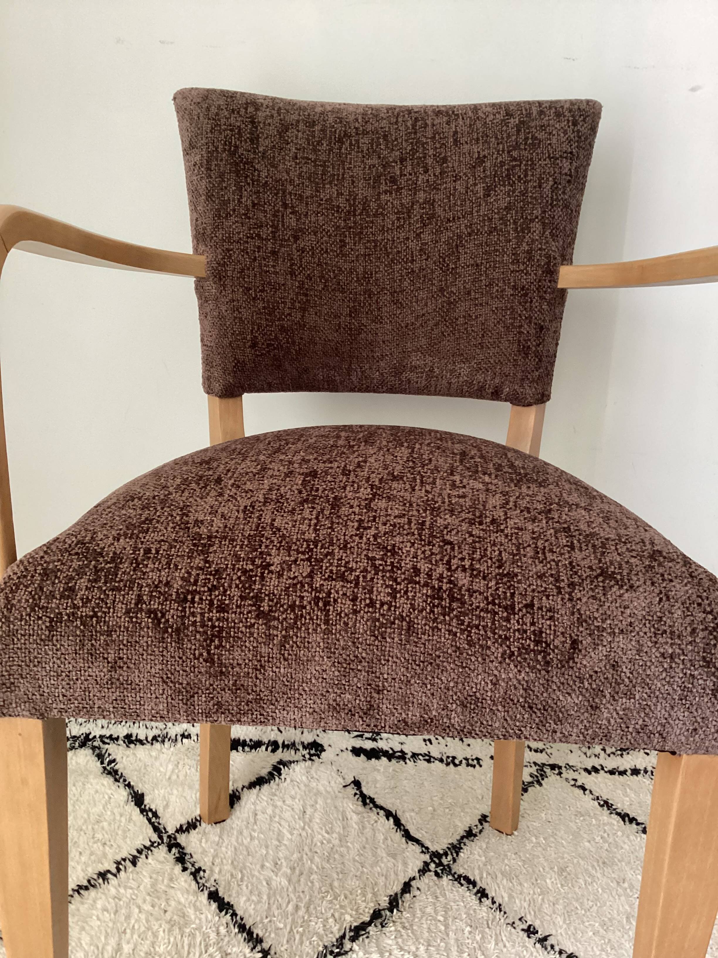 Fully restored bridge armchair