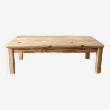 Table basse style Table de ferme, en pin massif