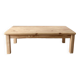 Farmhouse style coffee table, in solid pine