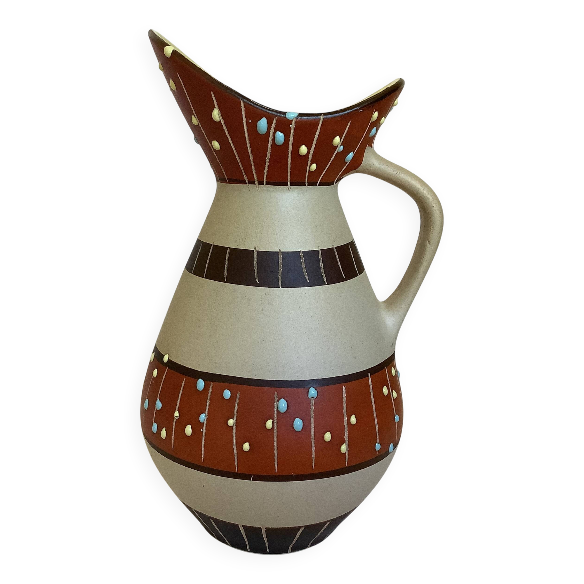 Pitcher vase Otto Georg Bühler for Marzi and Remy Germany