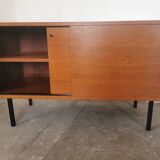 Buffet sliding teak doors by Gunther Renkel for Rego