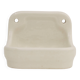 Wall-mounted earthenware soap dish