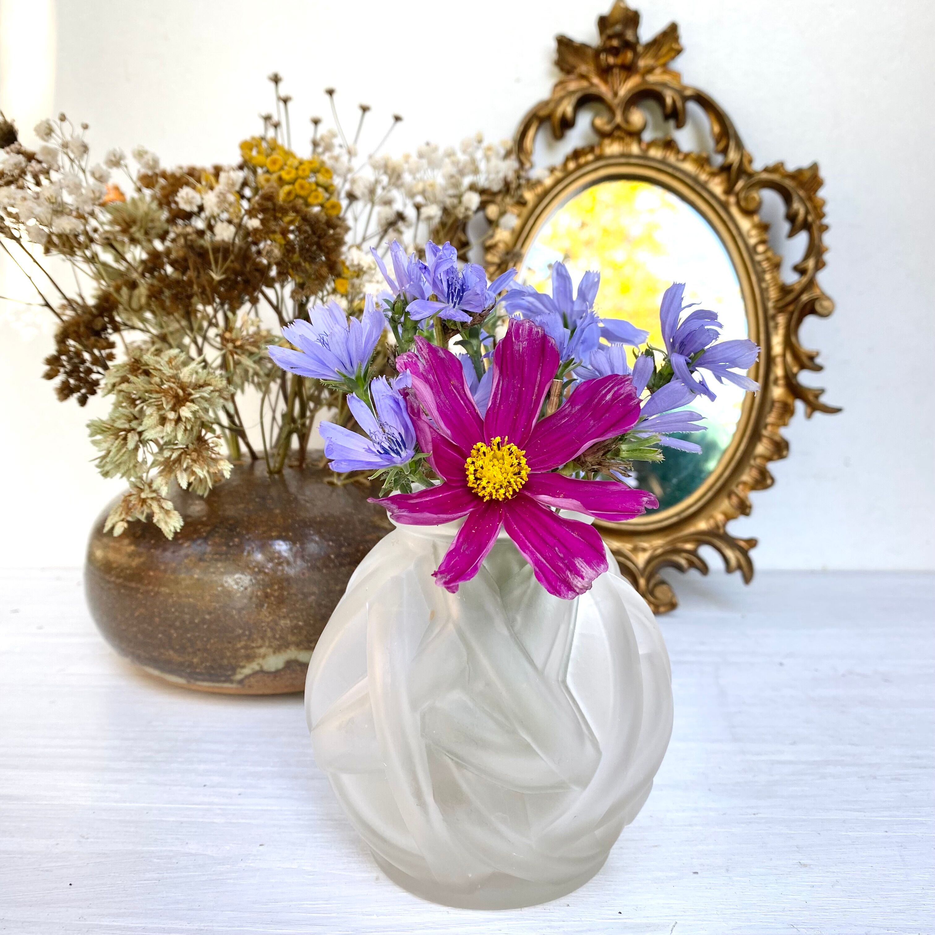 Art deco ball vase