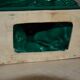 Green glazed ceramic pigeon FPP Vallauris