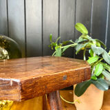 Pair of handmade tripod stools