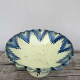 Ceramic fruit bowl on foot