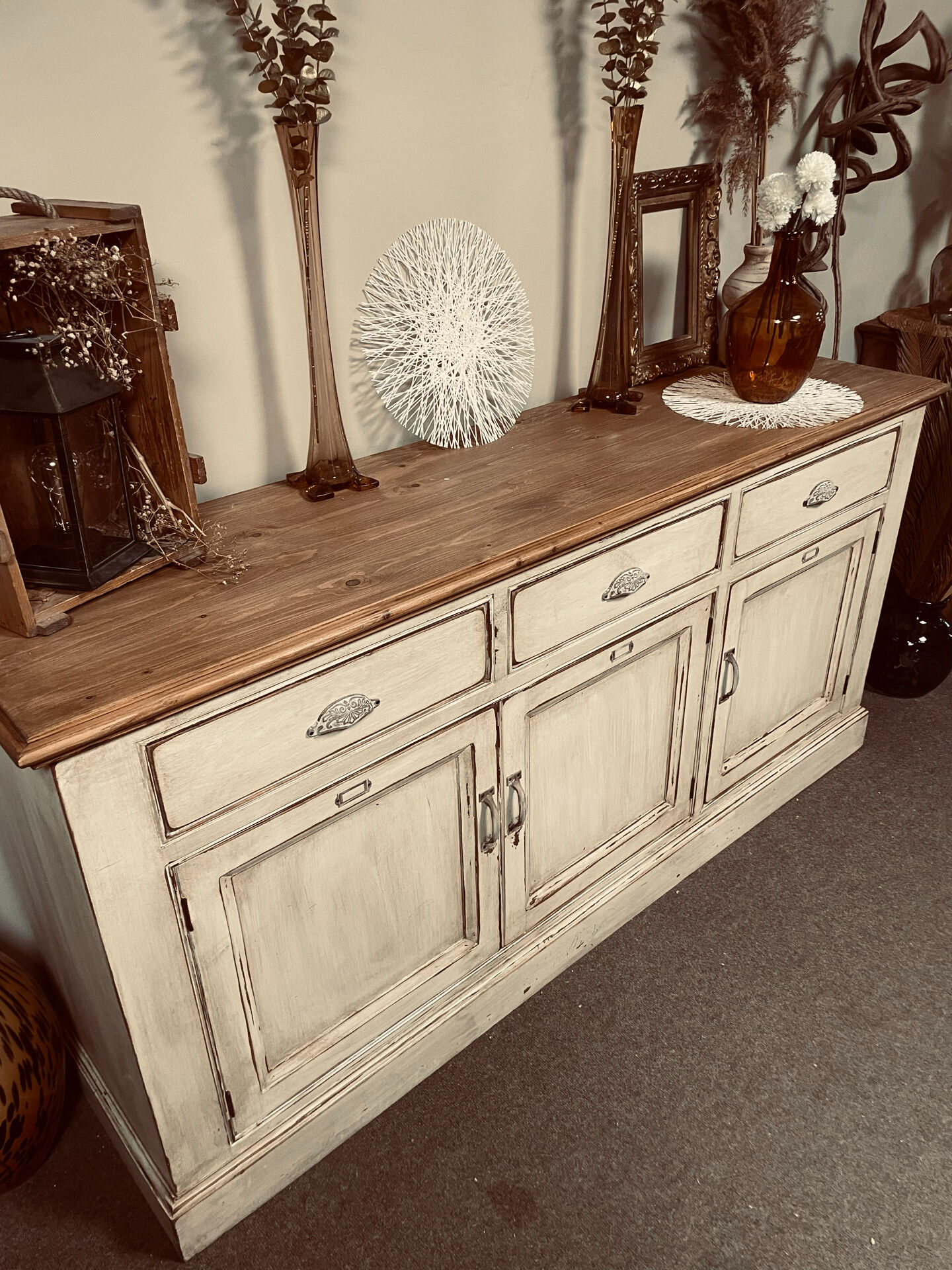 Wooden sideboard