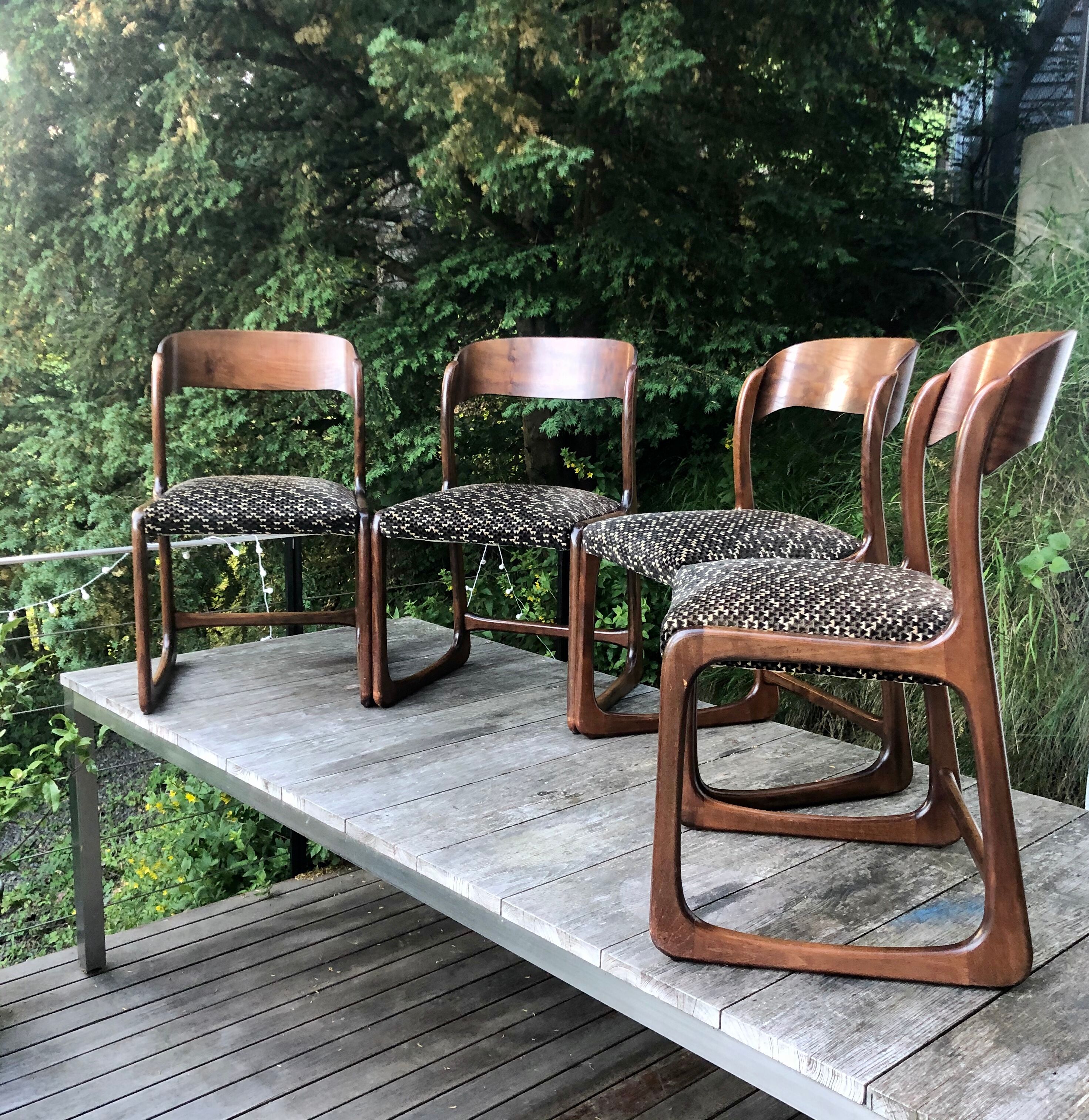 Baumann sleigh chairs